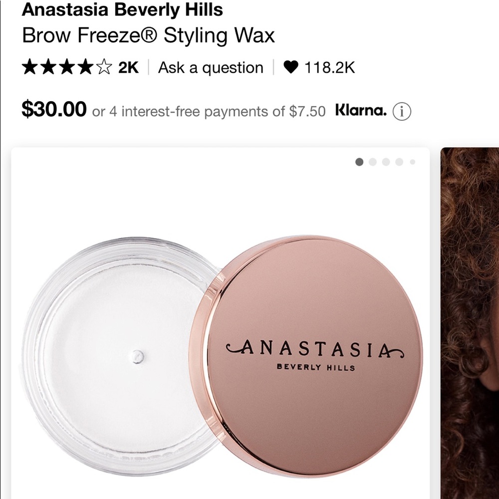 🆕 Anastasia Beverly Hills Brow Freeze Styling Wax